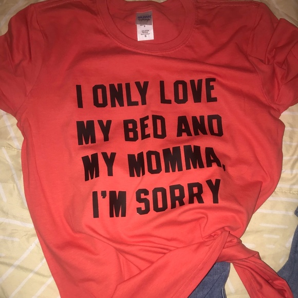 Tops - ONLY BED AND MOMMA shirt unisex size small [NEW]